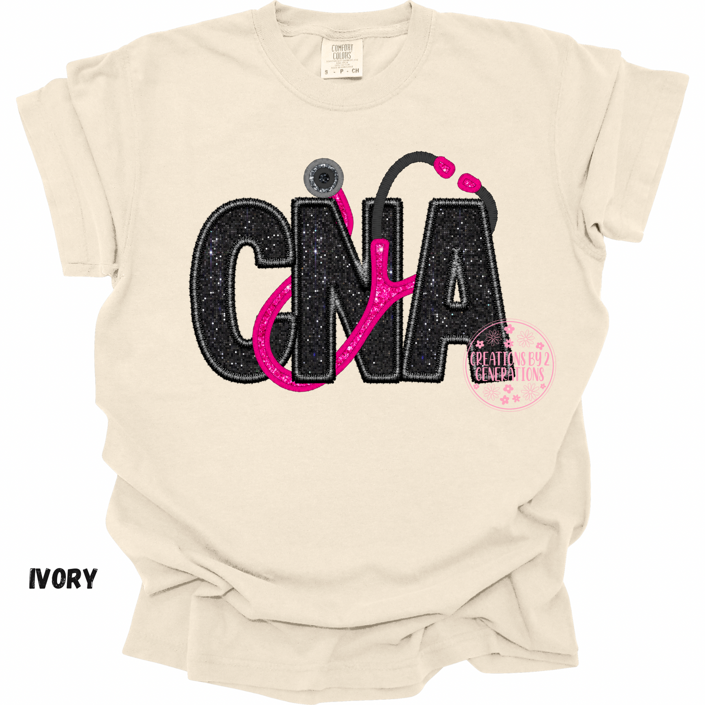 CNA FAUX GLITTER EMBROIDERY PREORDER