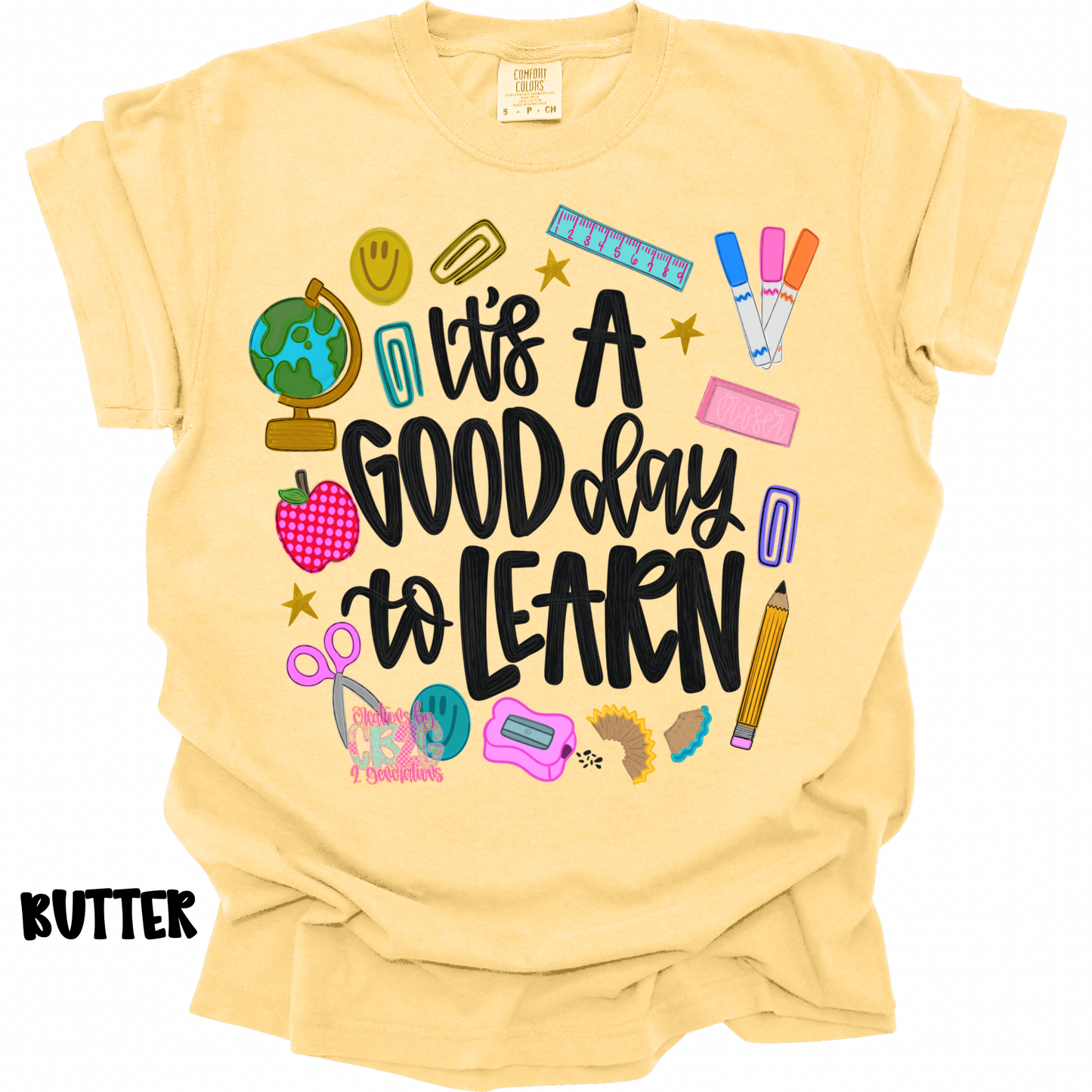 IT’S A GOOD DAY TO LEARN BLACK FONT PREORDER