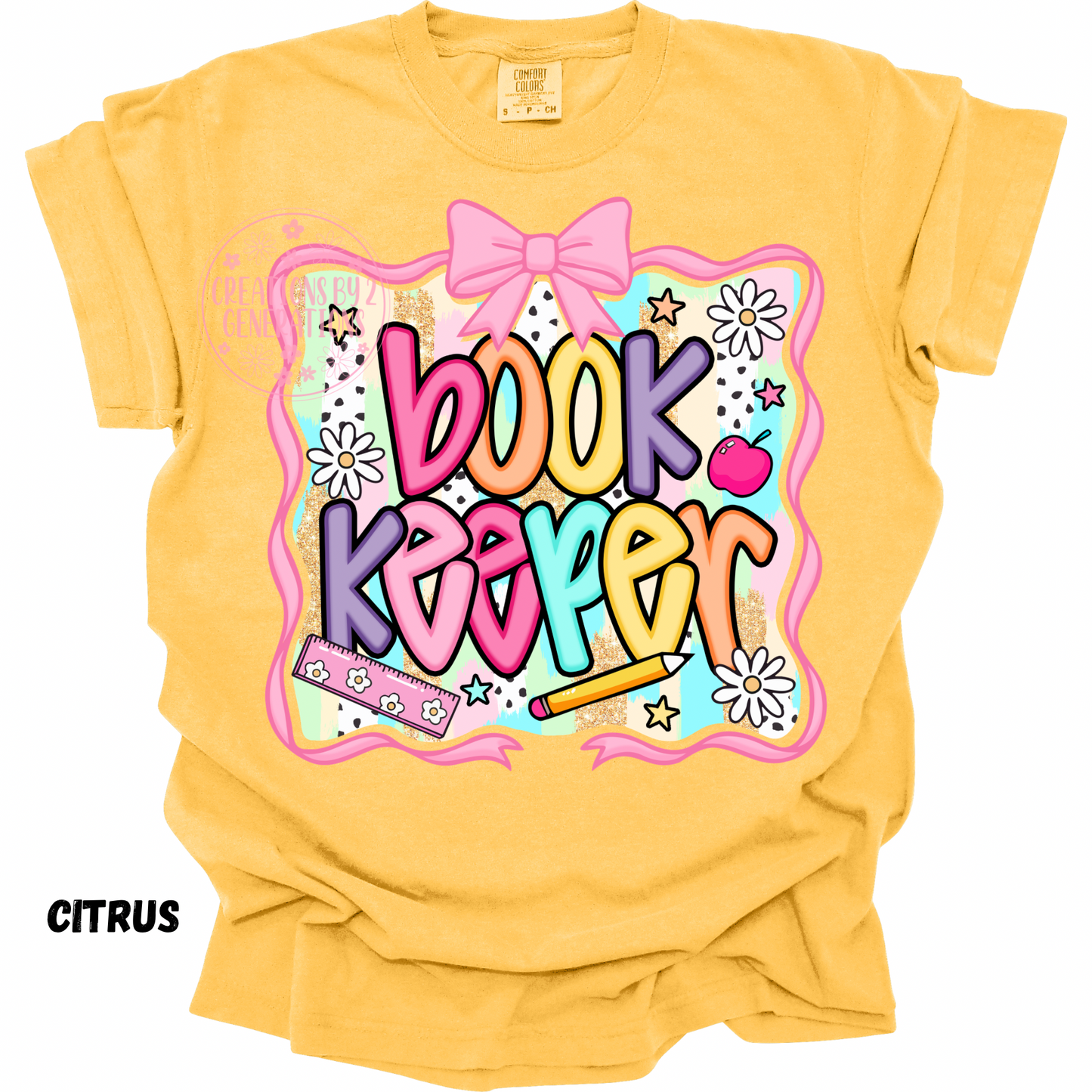BOOK KEEPER WITH BOW AROUND IT PREORDER