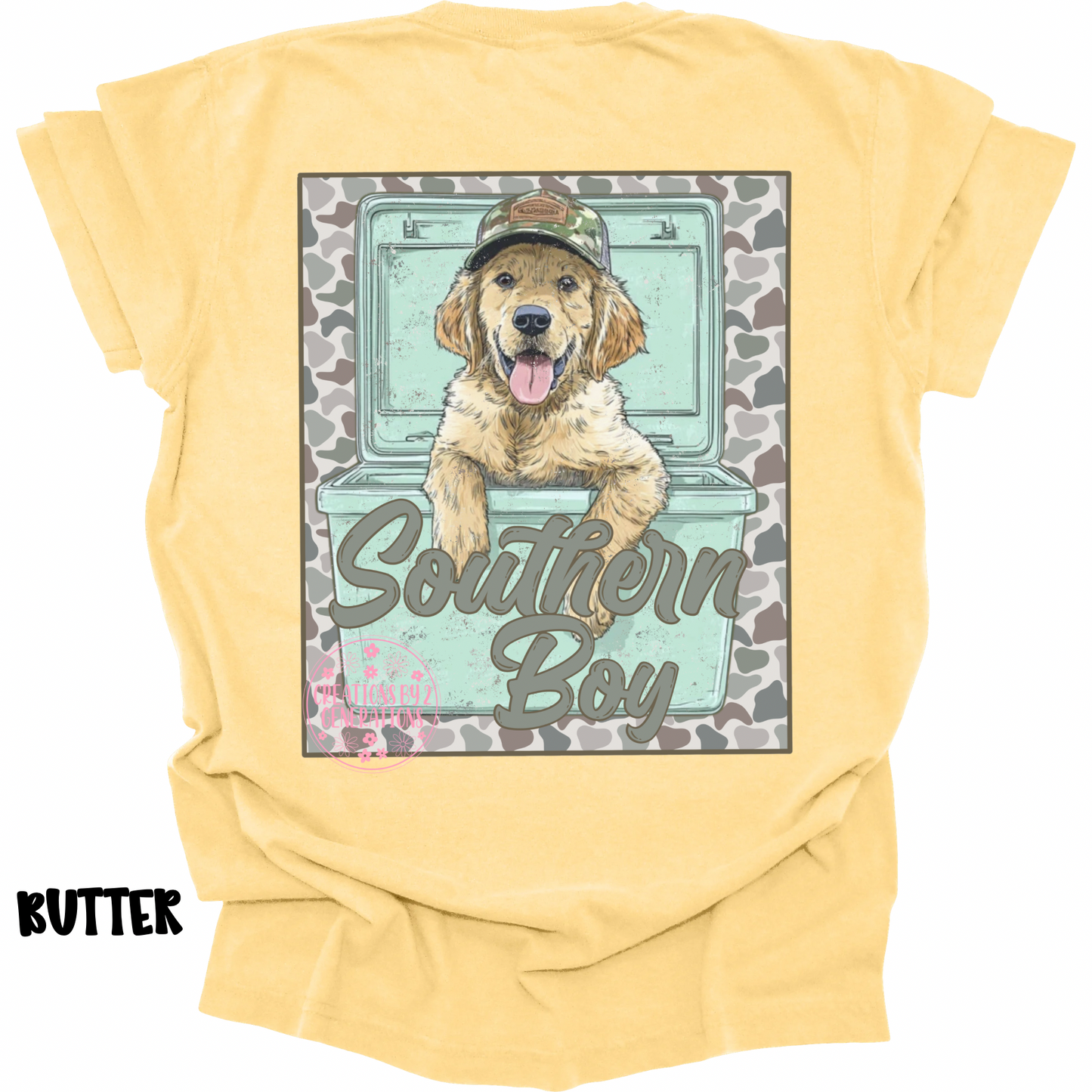 SOUTHERN BOY DOG IN COOLER WITH FRONT POCKET DESIGN PREORDER (YOUTH)