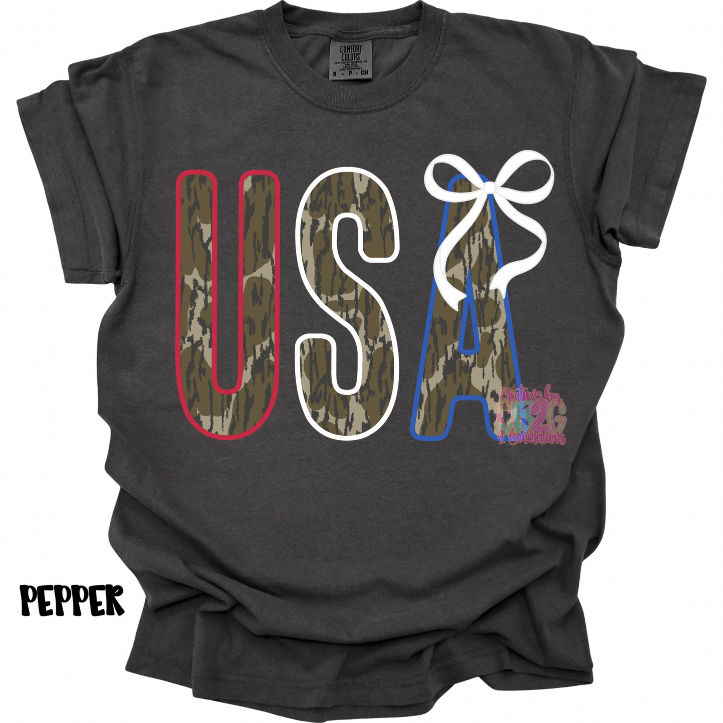 USA CAMO WITH BOW PREORDER (YOUTH)