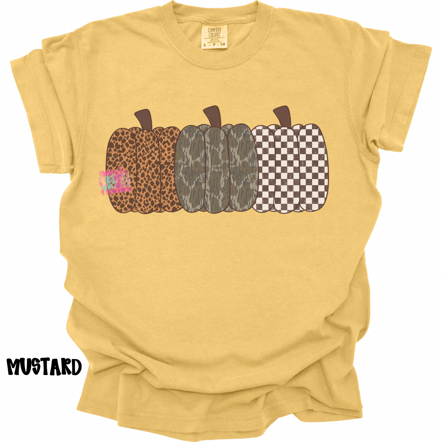 3 PATTERNED PUMPKINS CAMO/CHECKERED PREORDER