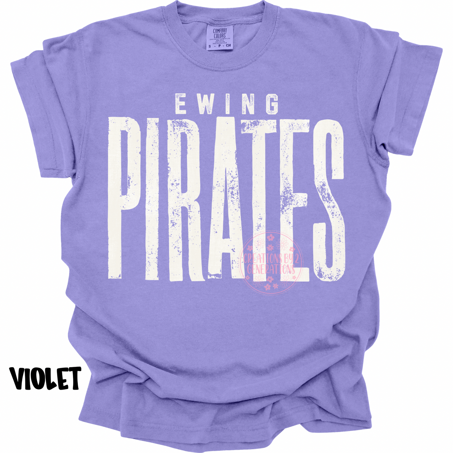 DISTRESSED EWING PIRATES OFF WHITE PREORDER