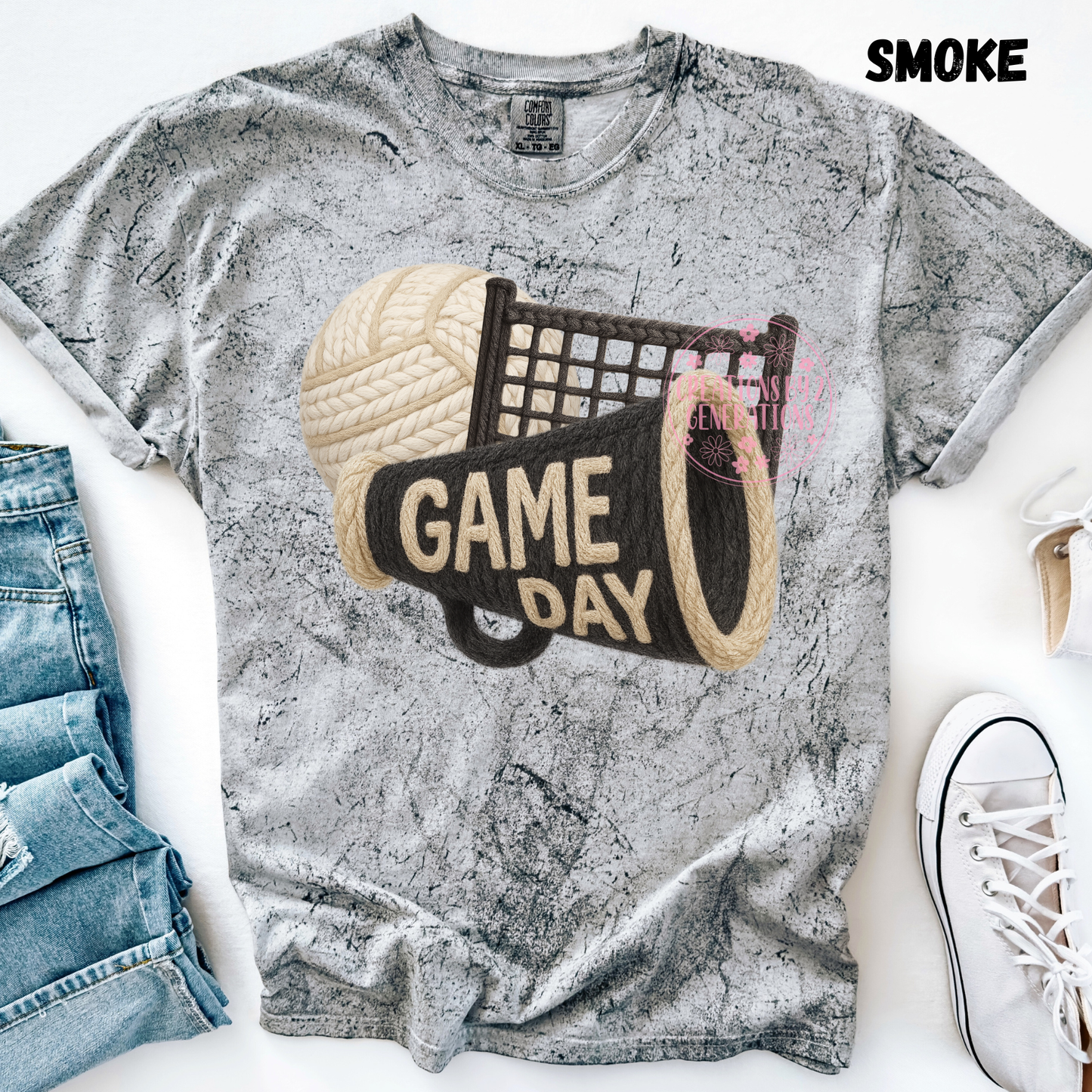 GAME DAY VOLLEYBALL FAUX YARN PREORDER