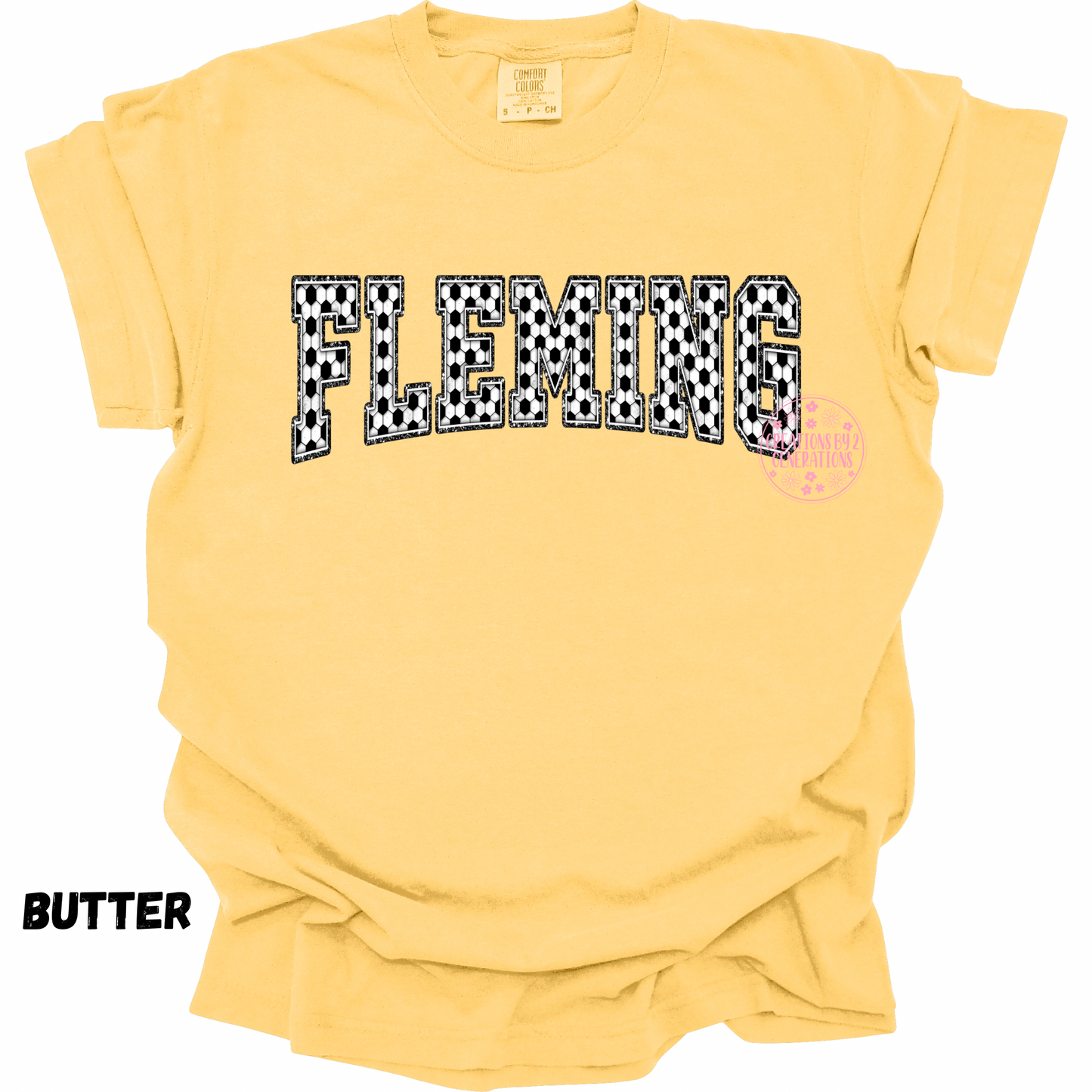FLEMING SOCCER WORD PRINT