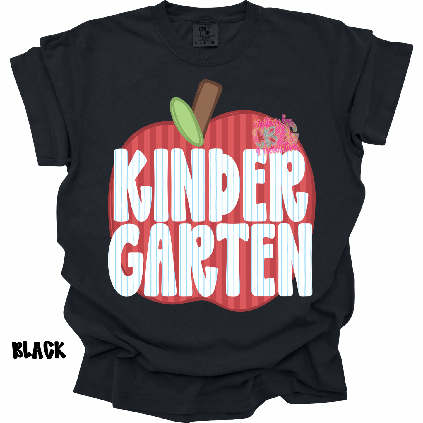 KINDERGARTEN APPLE STRIPES PREORDER (YOUTH)