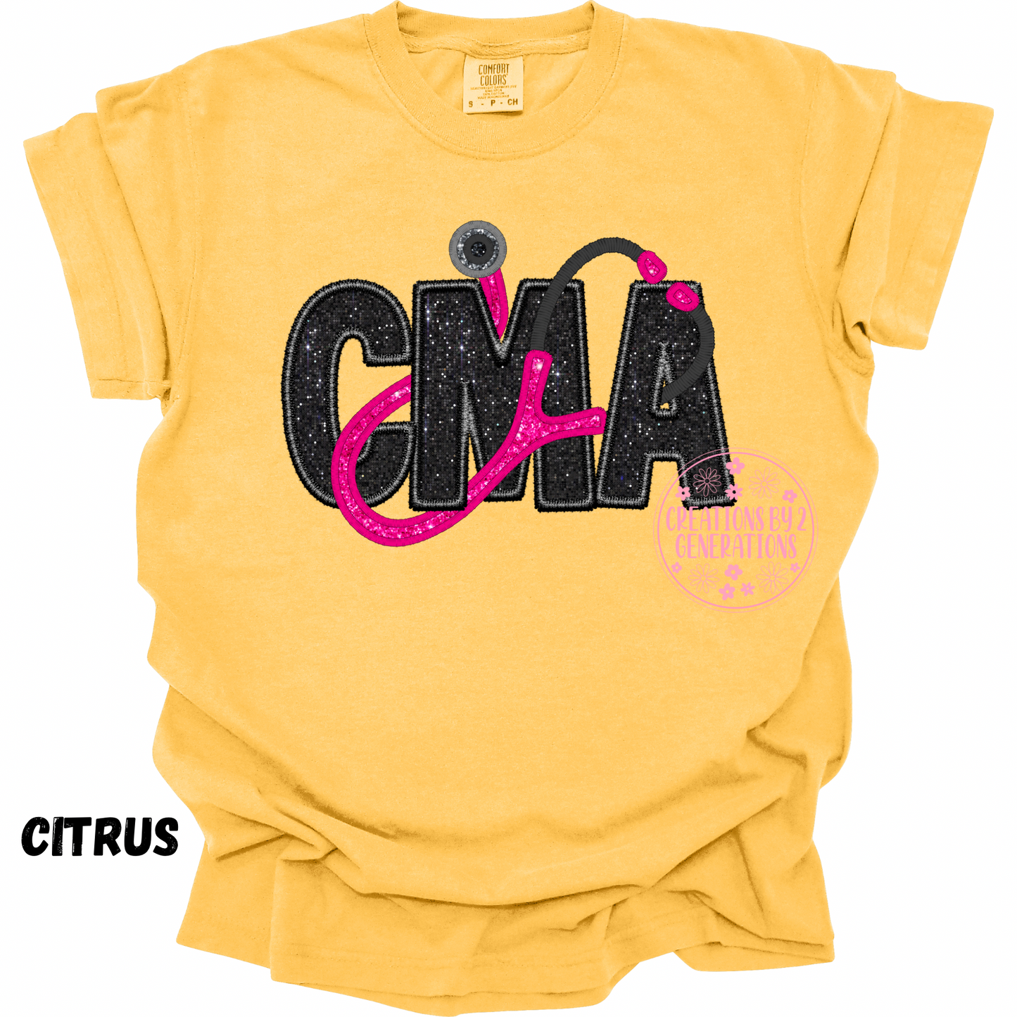 CMA FAUX GLITTER EMBROIDERY PREORDER