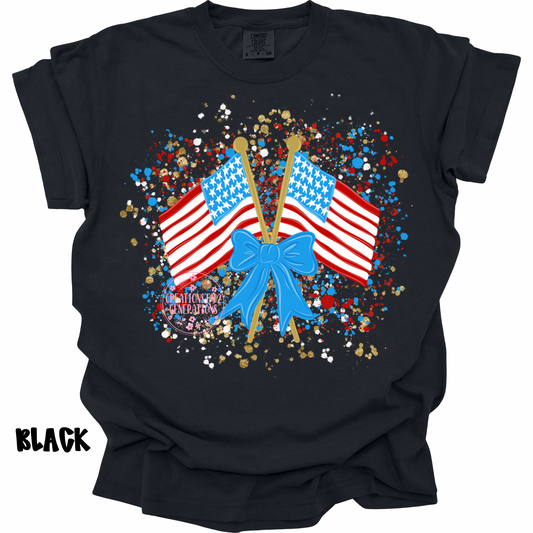 2 FLAGS WITH PAINT SPLATTER PREORDER (YOUTH)