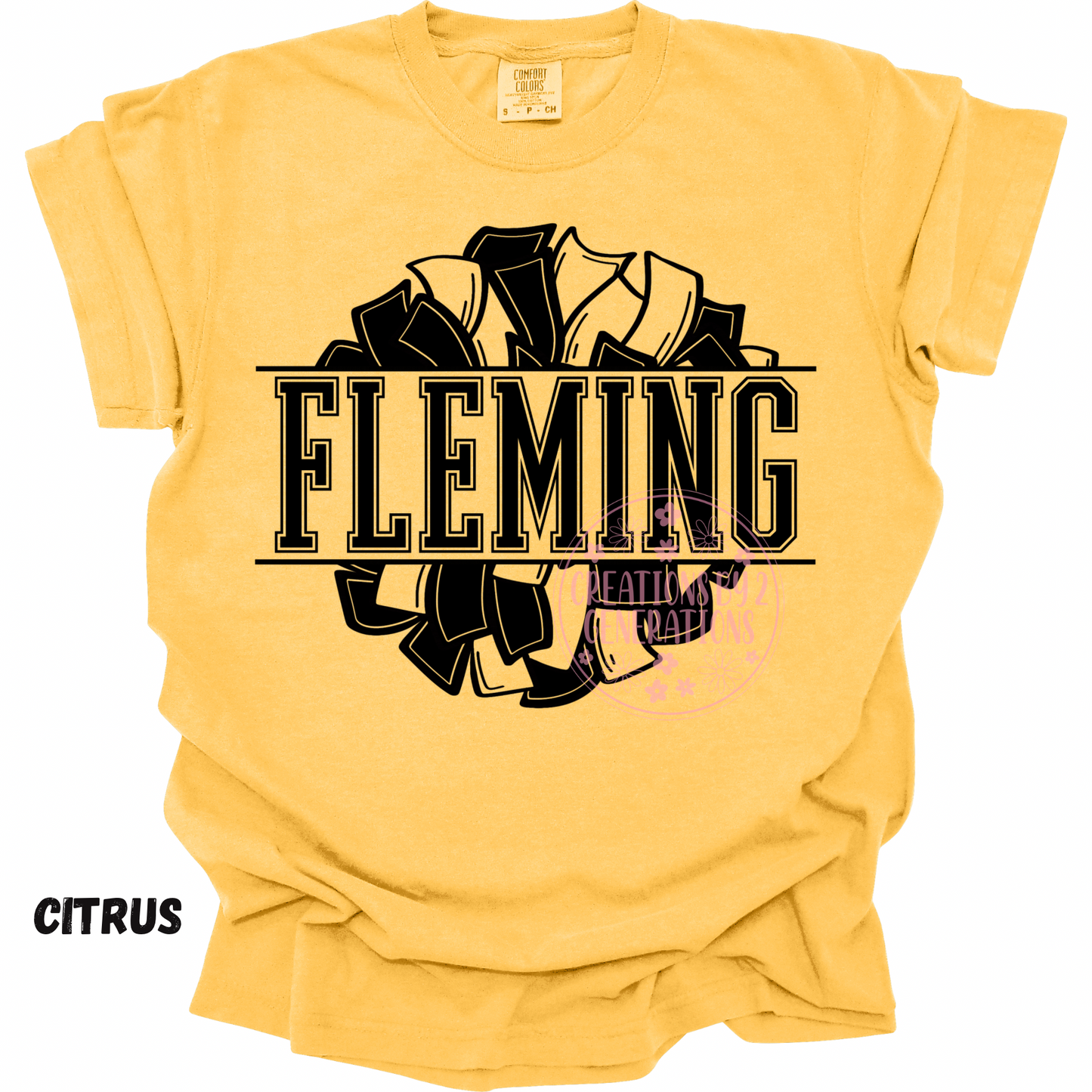 FLEMING CHEER BLACK OUTLINE PREORDER