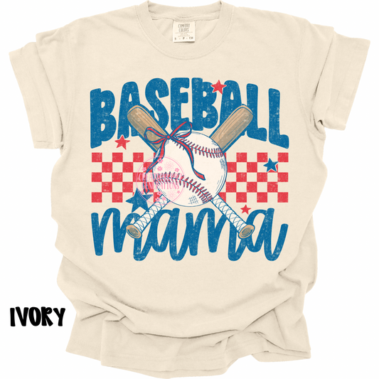 BASEBALL MAMA BLUE/RED PREORDER