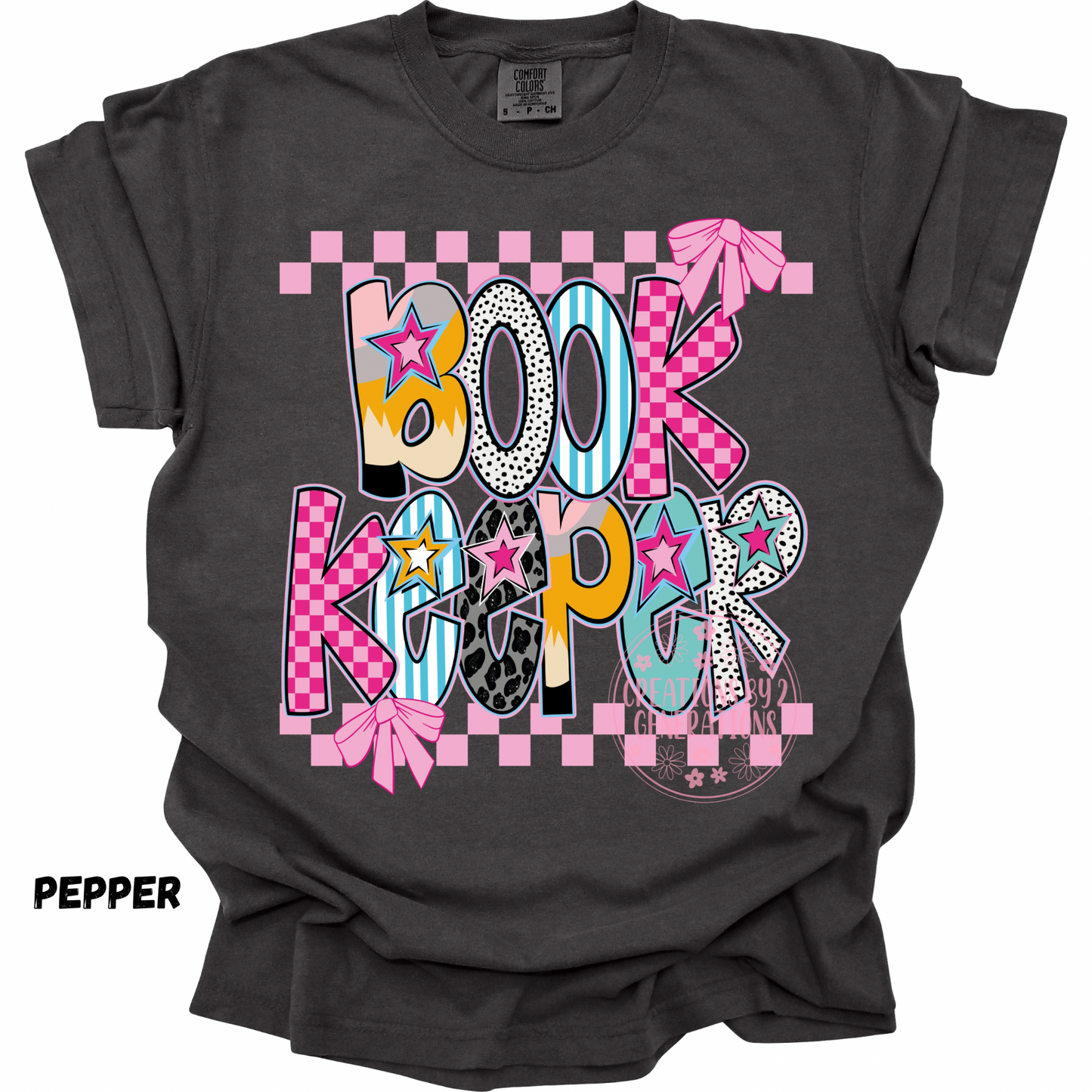 BOOK KEEPER PINK CHECKERED PREORDER