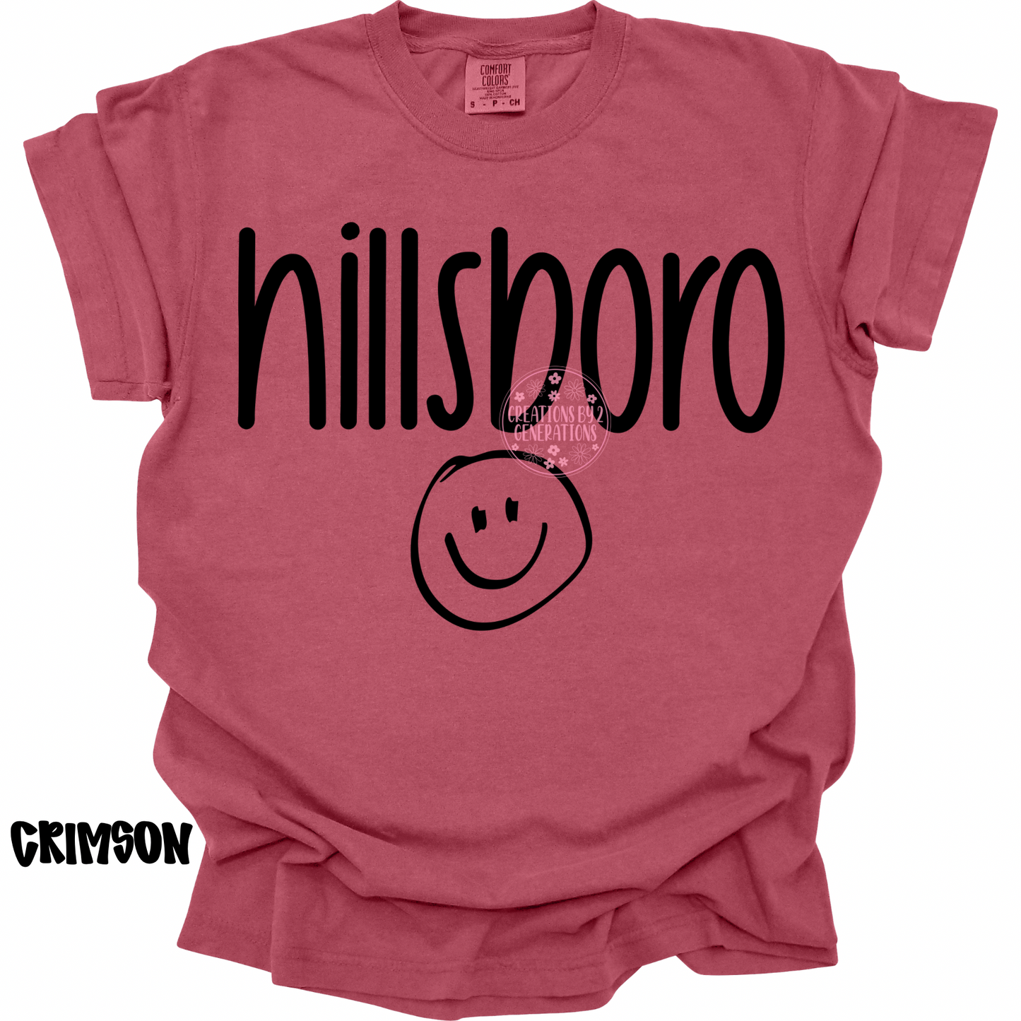 HILLSBORO WITH SMILEY FACE BLACK PREORDER
