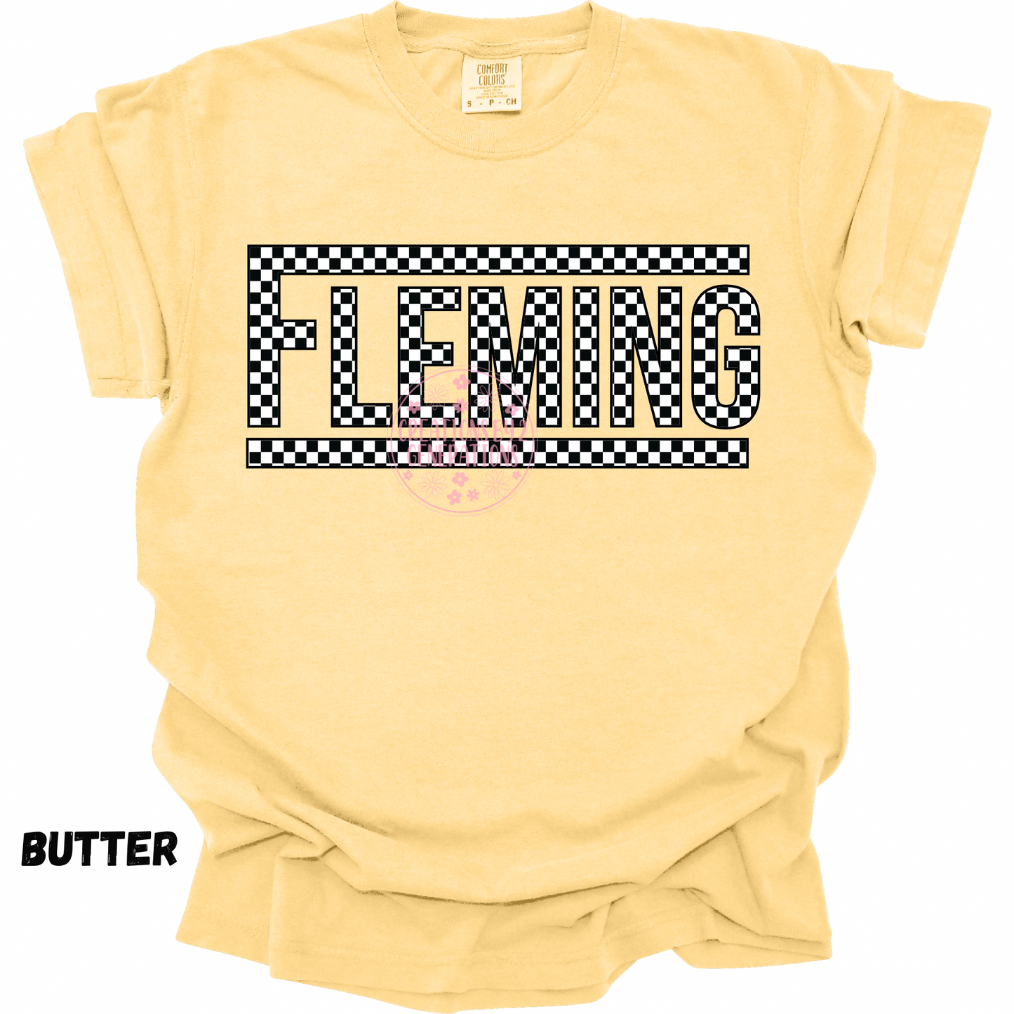 FLEMING BLACK/WHITE CHECKERED