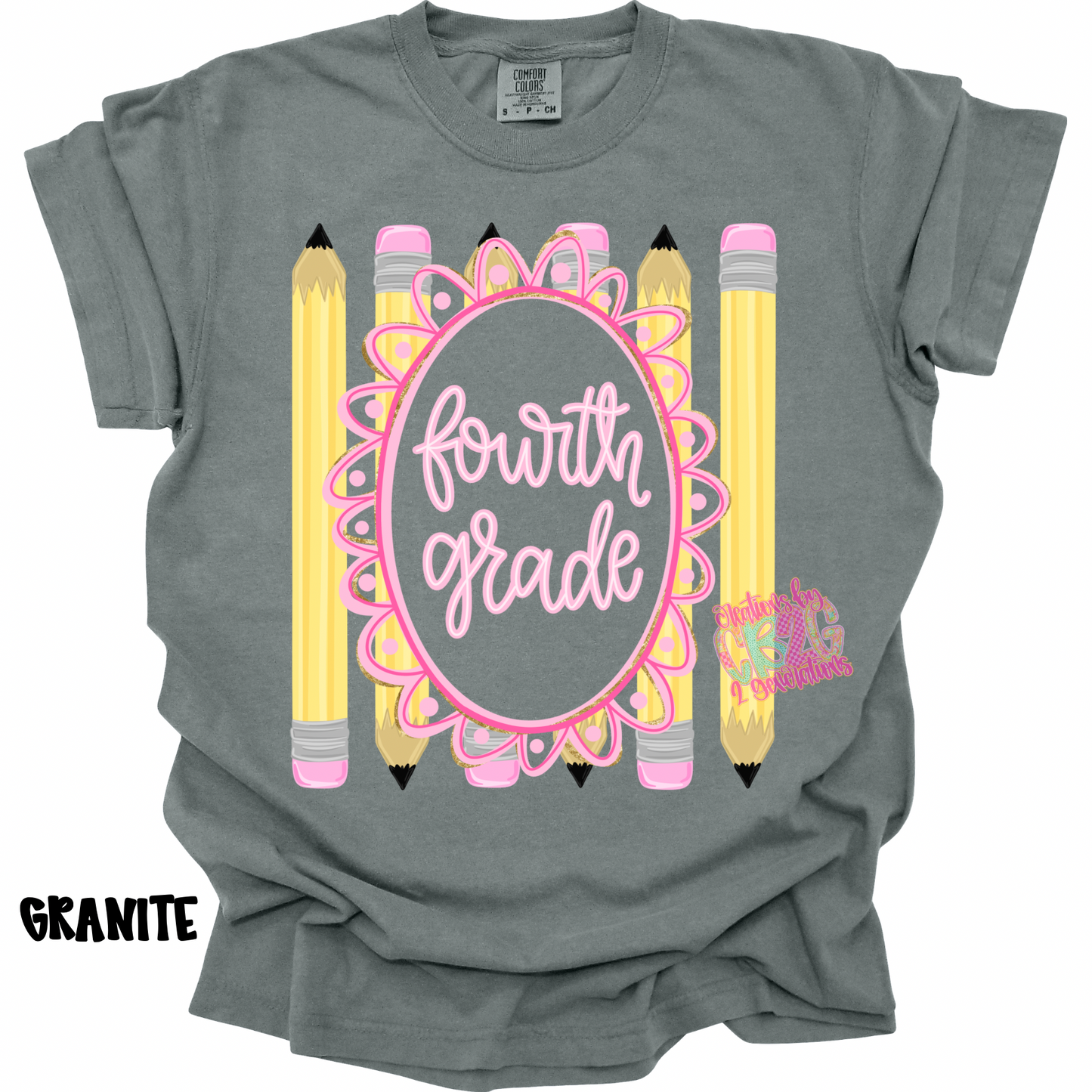 FOURTH GRADE FRAME WITH PENCILS PREORDER (YOUTH)