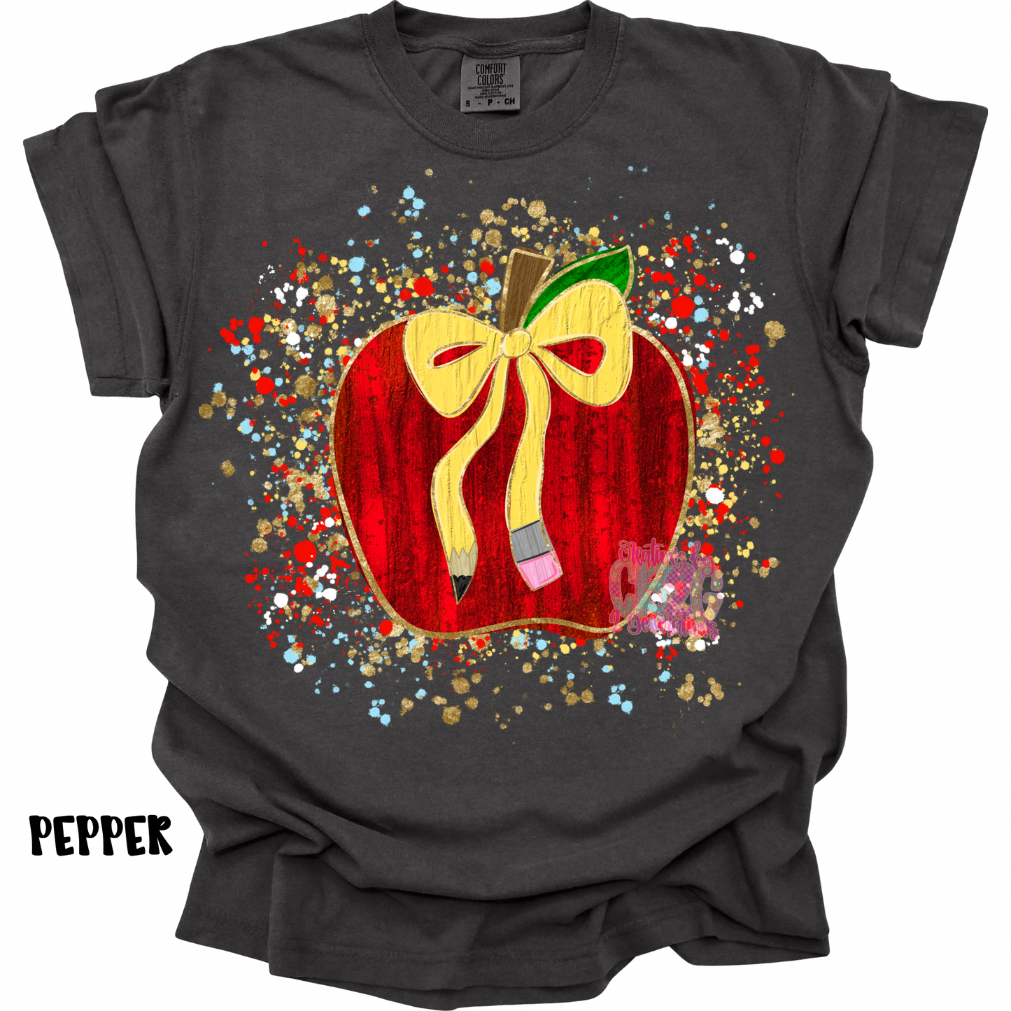 APPLE FAUX TEXTURED SPLATTER PREORDER