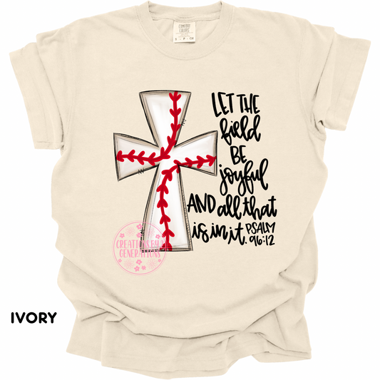 BASEBALL CROSS PRINT