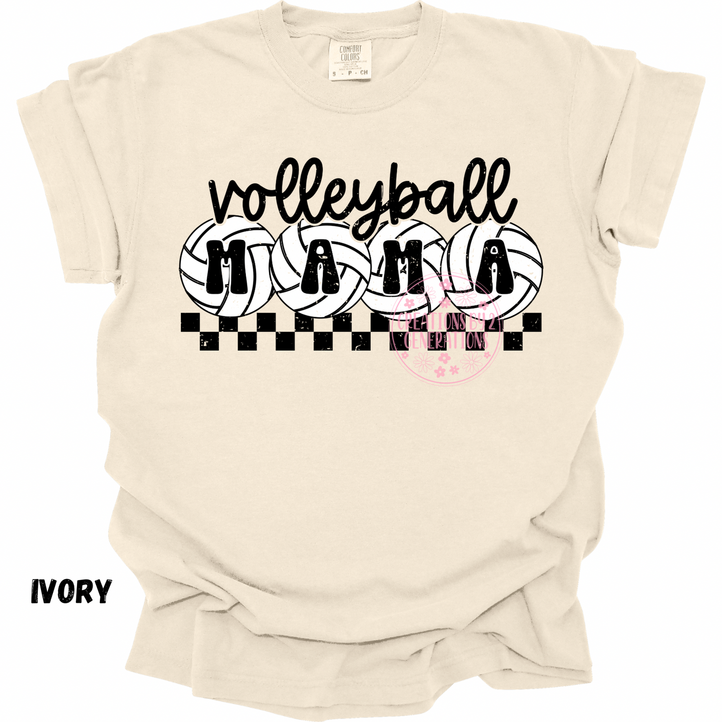 VOLLEYBALL MAMA DISTRESSED PREORDER