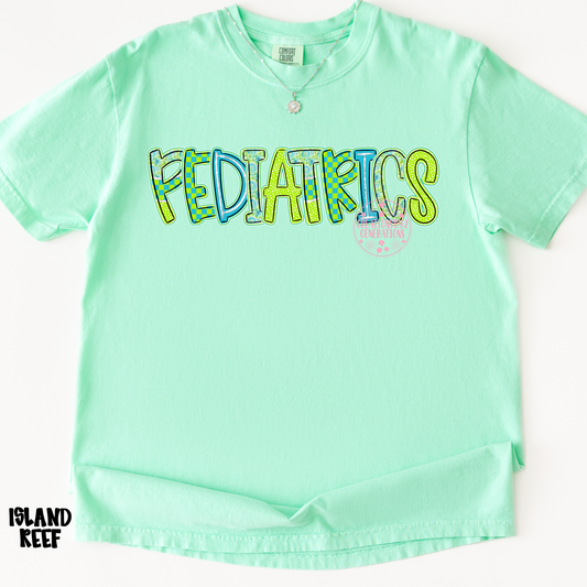 PEDIATRICS LIME/BLUE PREORDER