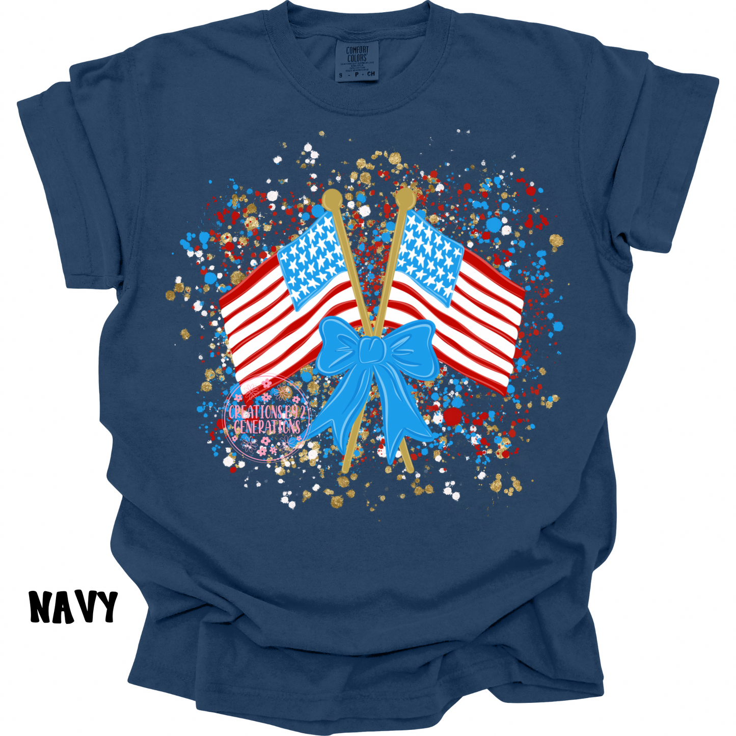 2 FLAGS WITH PAINT SPLATTER PREORDER