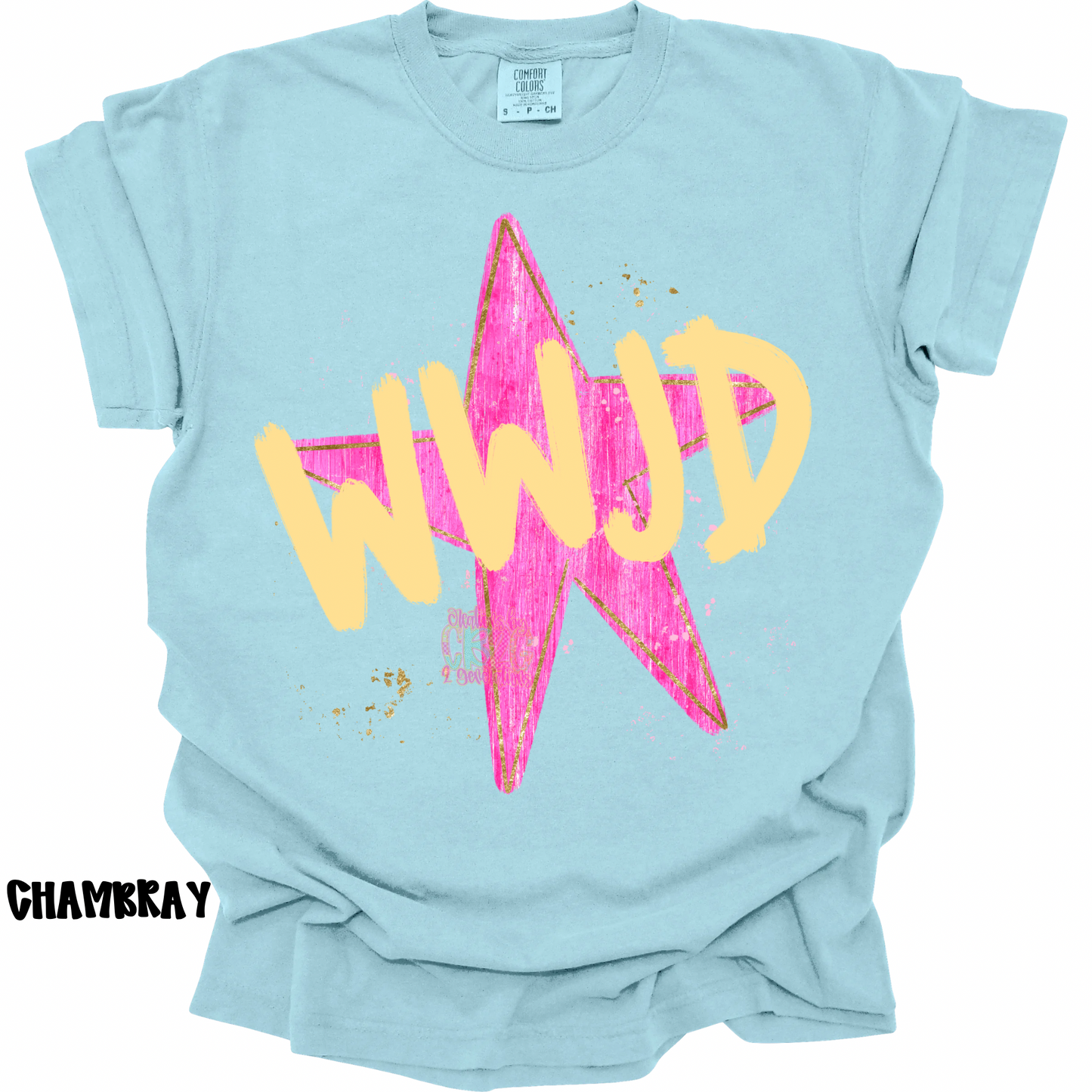 WWJD WITH PINK STAR PREORDER