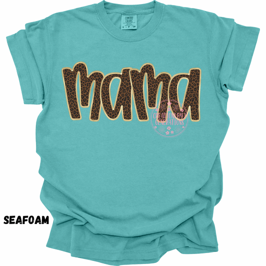 MAMA LEOPARD WITH GOLD STITCH PREORDER
