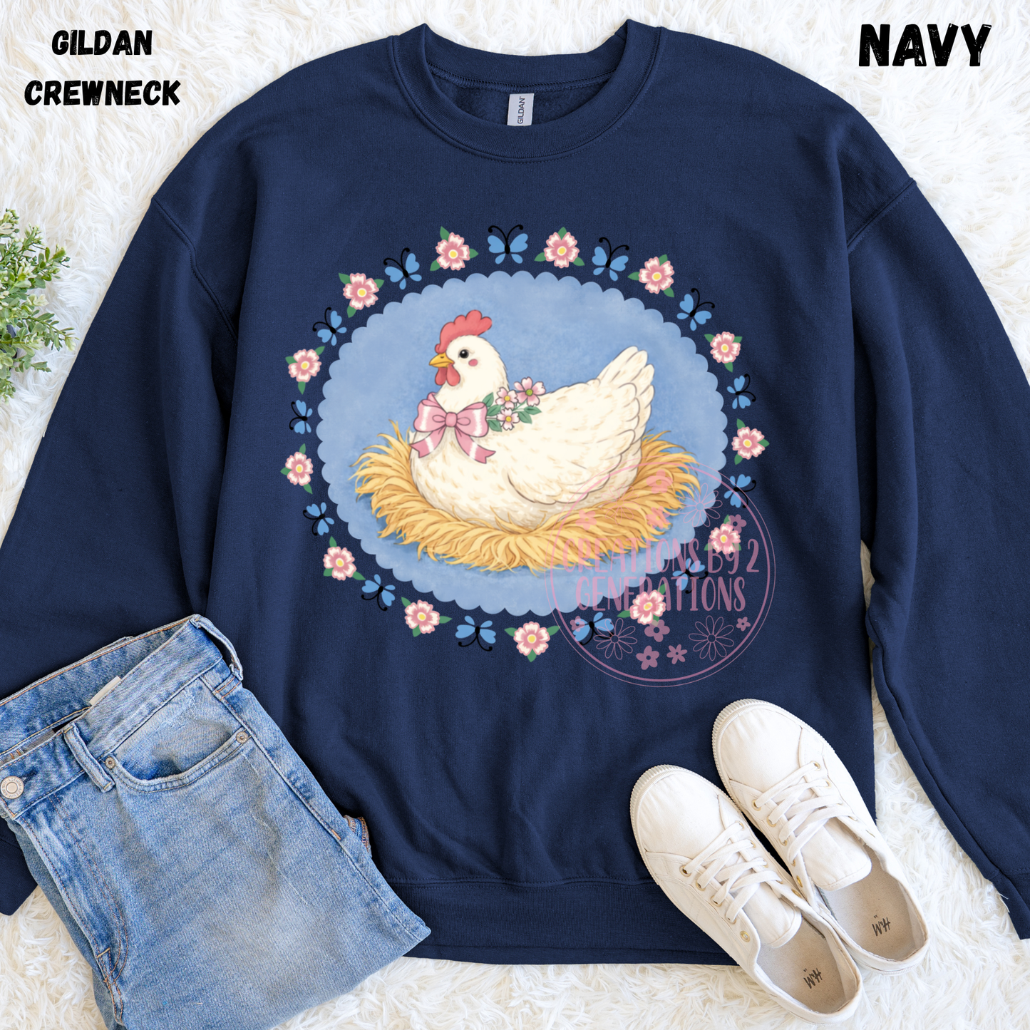 WHITE HEN ON NEST PREORDER