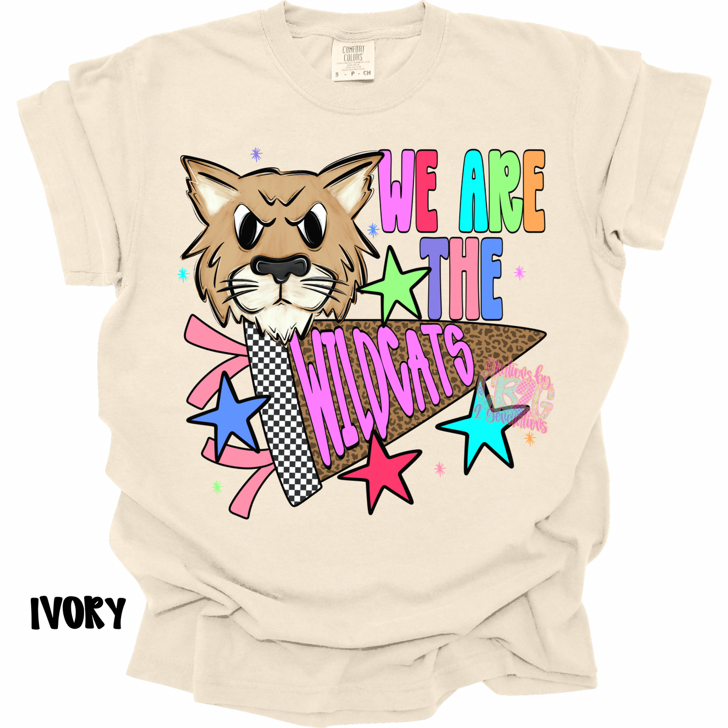 WE ARE THE WILDCATS COLORFUL WITH BANNER PREORDER