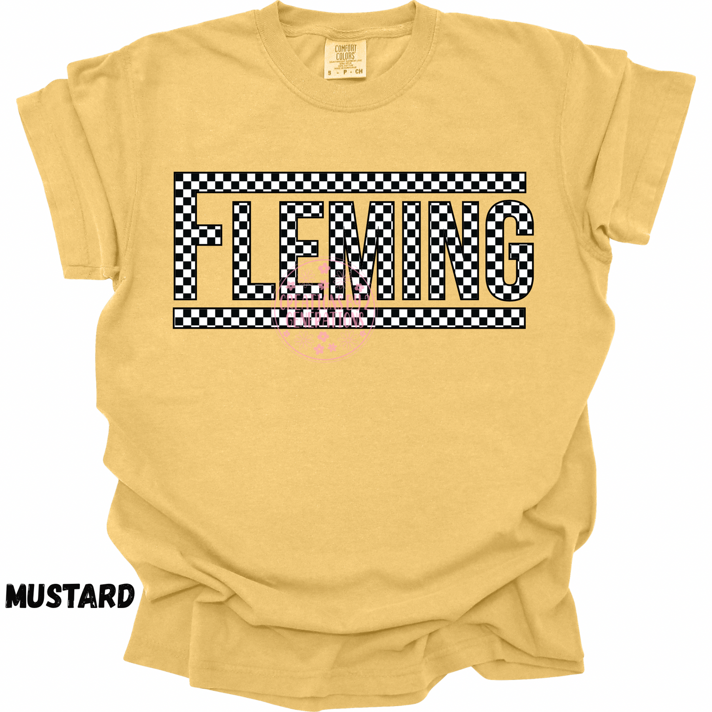 FLEMING BLACK/WHITE CHECKERED