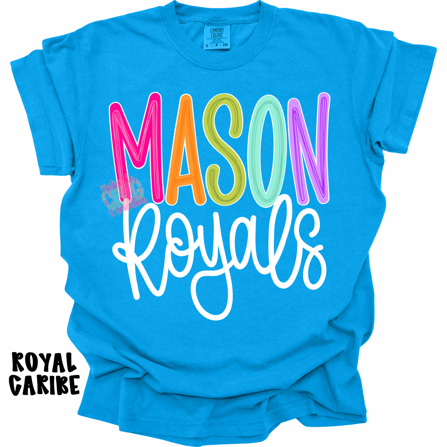 MASON ROYALS COLOR POP WITH WHITE CURSIVE PREORDER