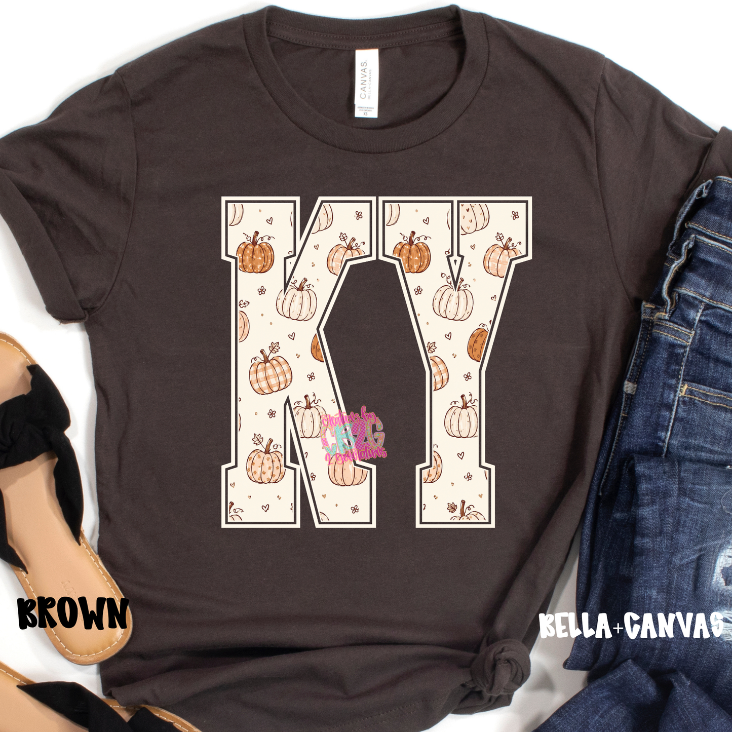 KY WITH PUMPKINS BELLA+CANVAS PREORDER