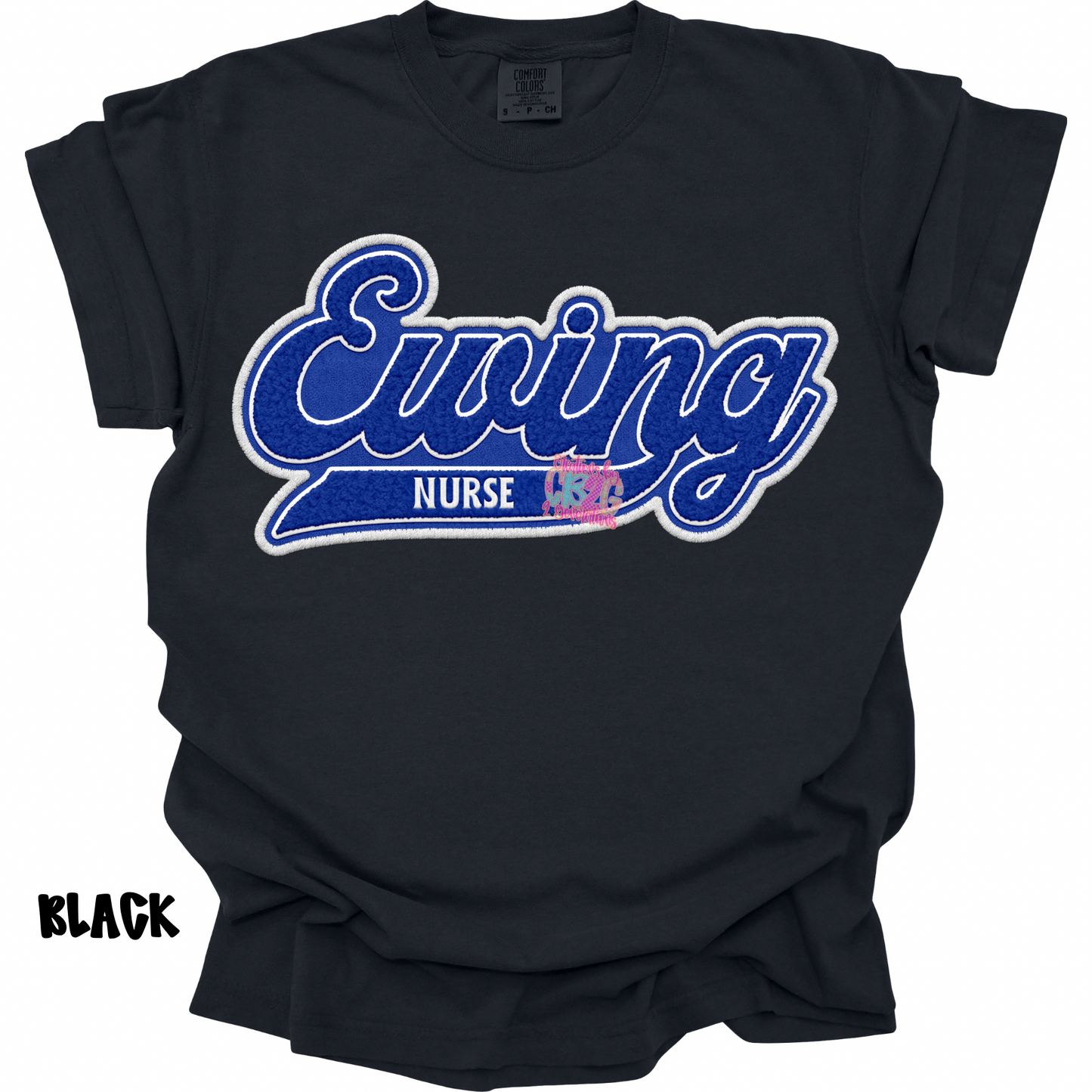 EWING NURSE FAUX EMBROIDERY PREORDER