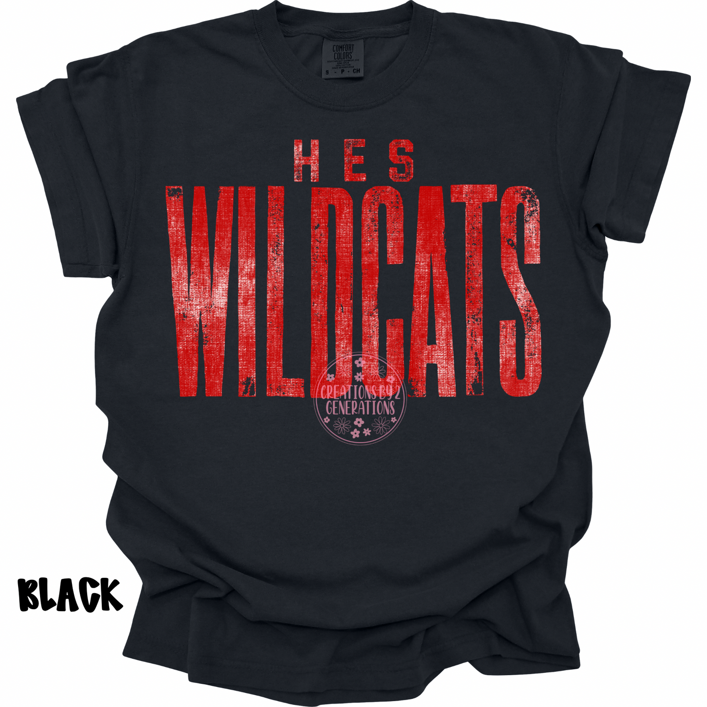 HES WILDCATS RED DISTRESSED PREORDER