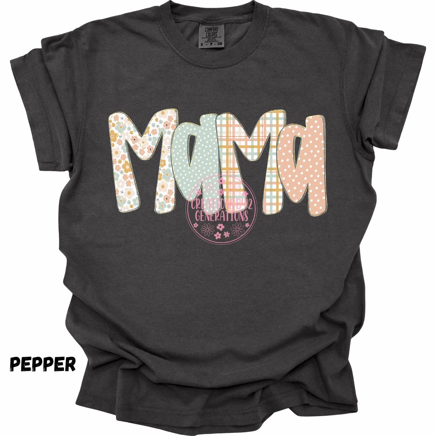 MAMA FLOWERS/DOTS,STRIPES