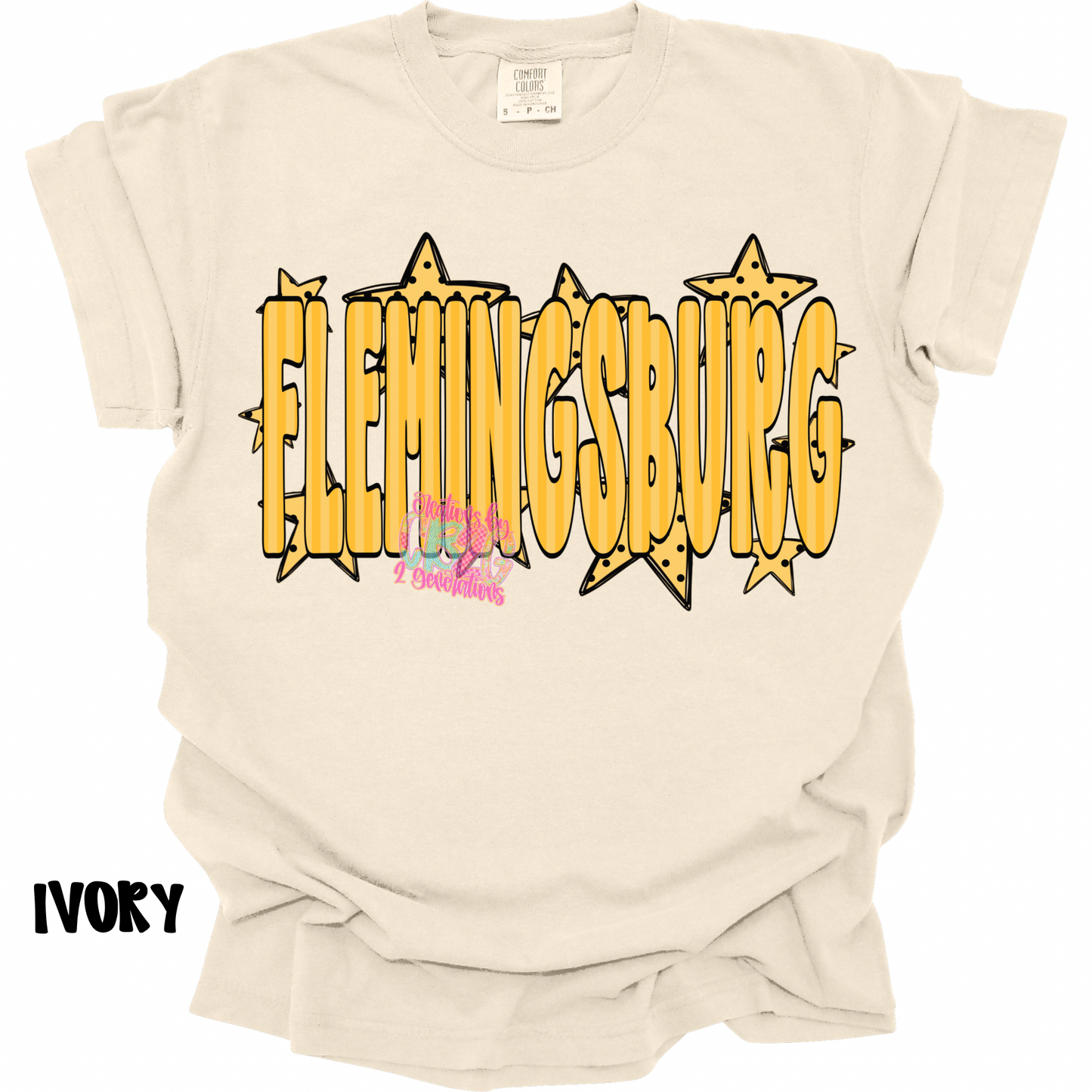 FLEMINGSBURG YELLOW STRIPES WITH STARS PREORDER