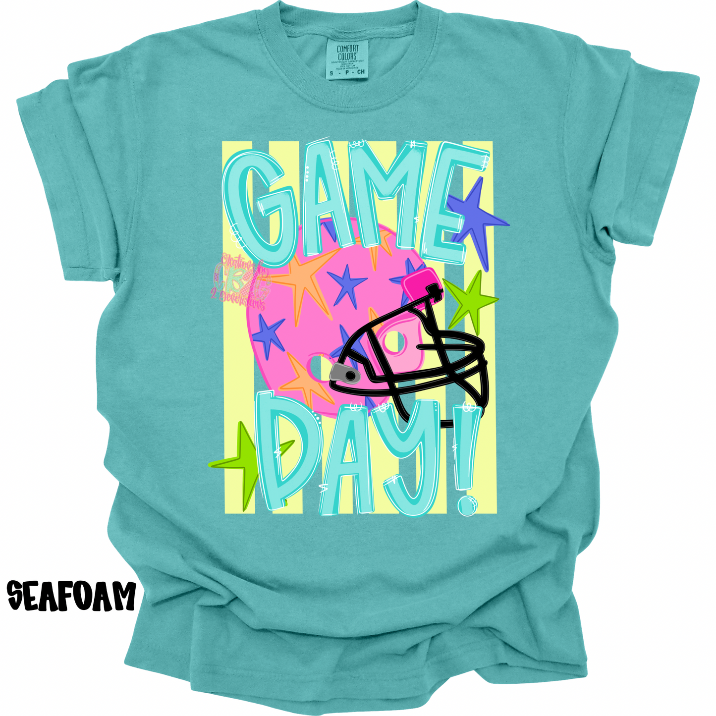 GAME DAY PINK HELMET WITH STRIPES COLORFUL PREORDER