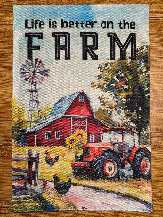 LIFE IS BETTER ON THE FARM FLAG