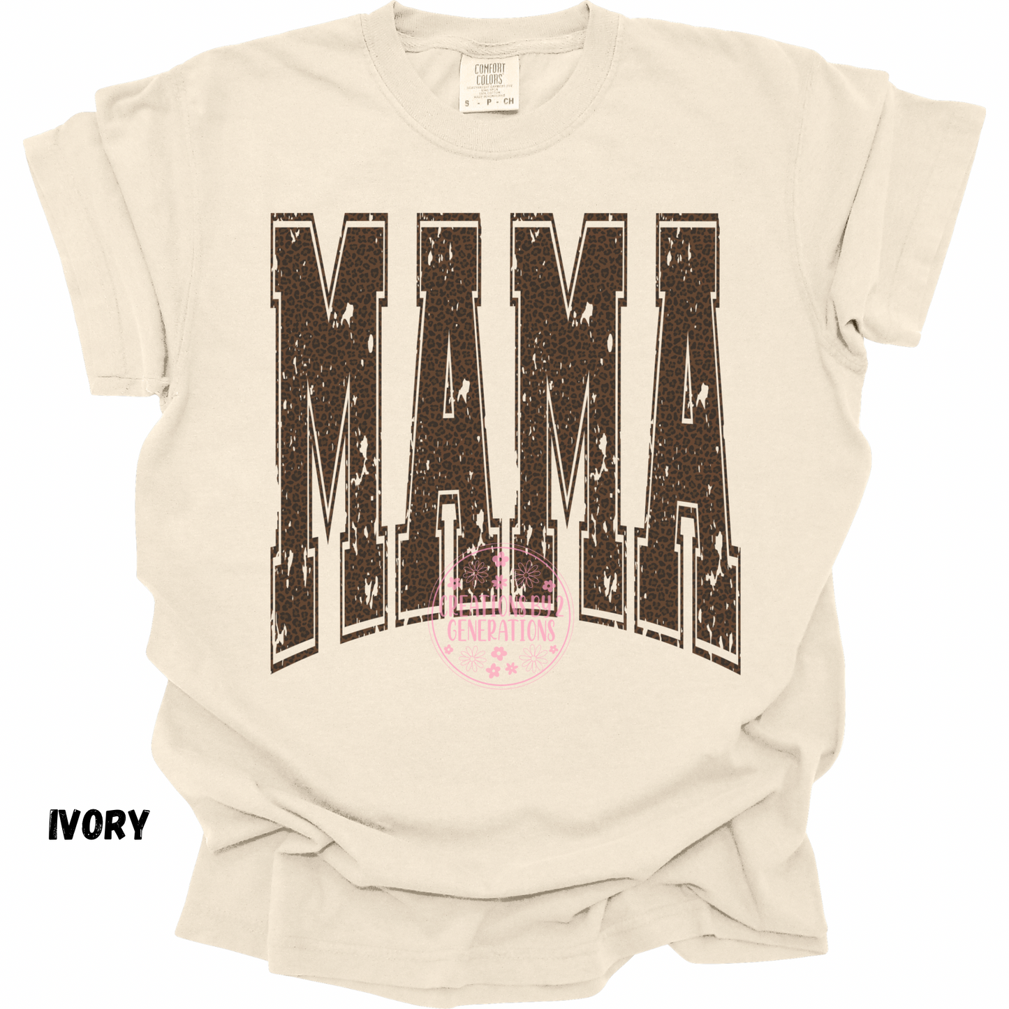 DISTRESSED LEOPARD MAMA PREORDER
