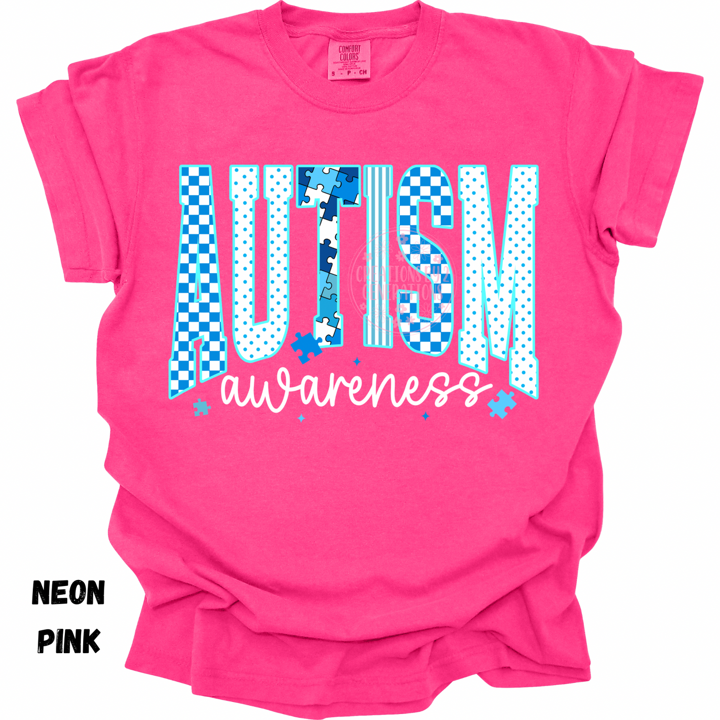 AUTISM AWARENESS BLUE & WHITE PREORDER