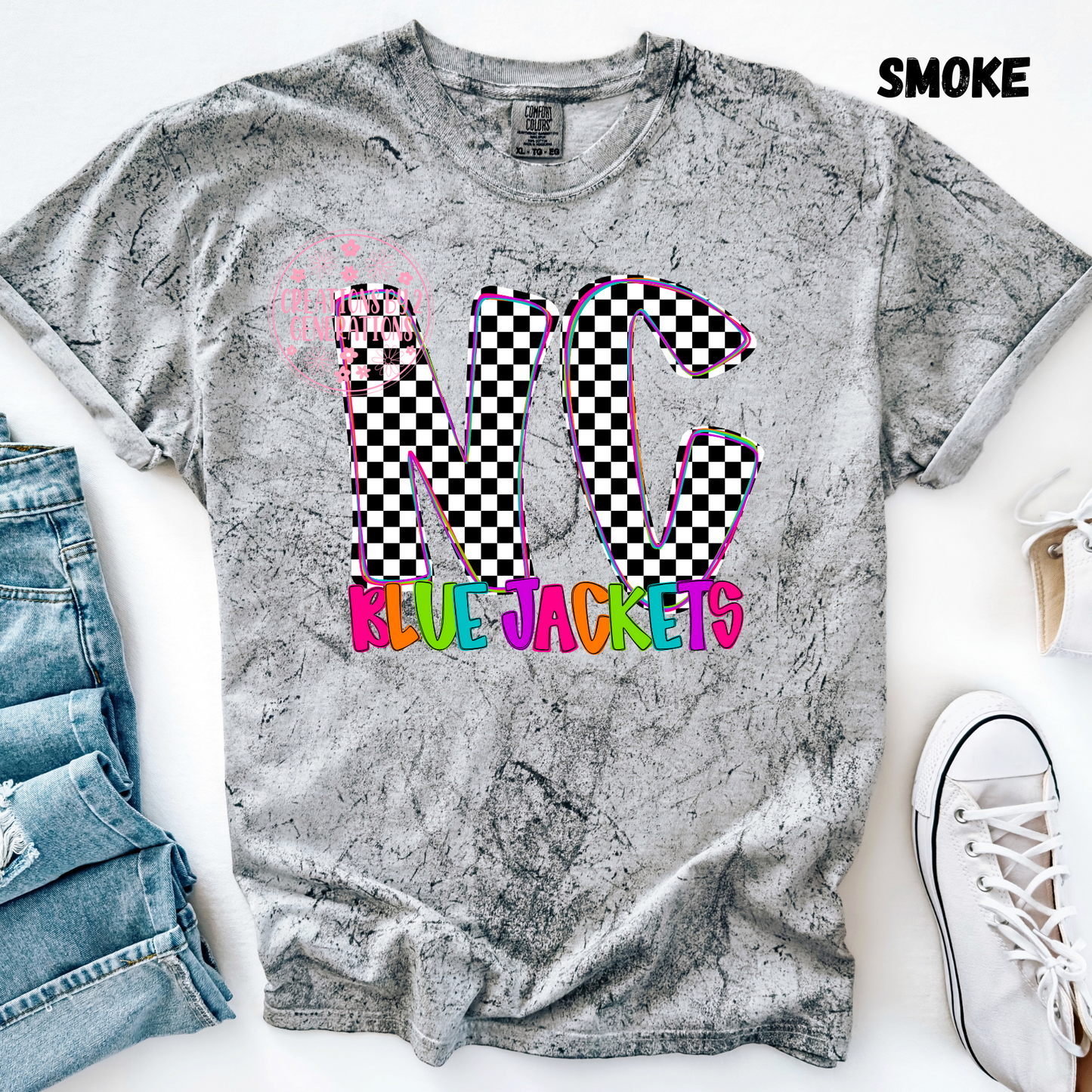 NC BLUE JACKETS COLORFUL & CHECKERED PREORDER