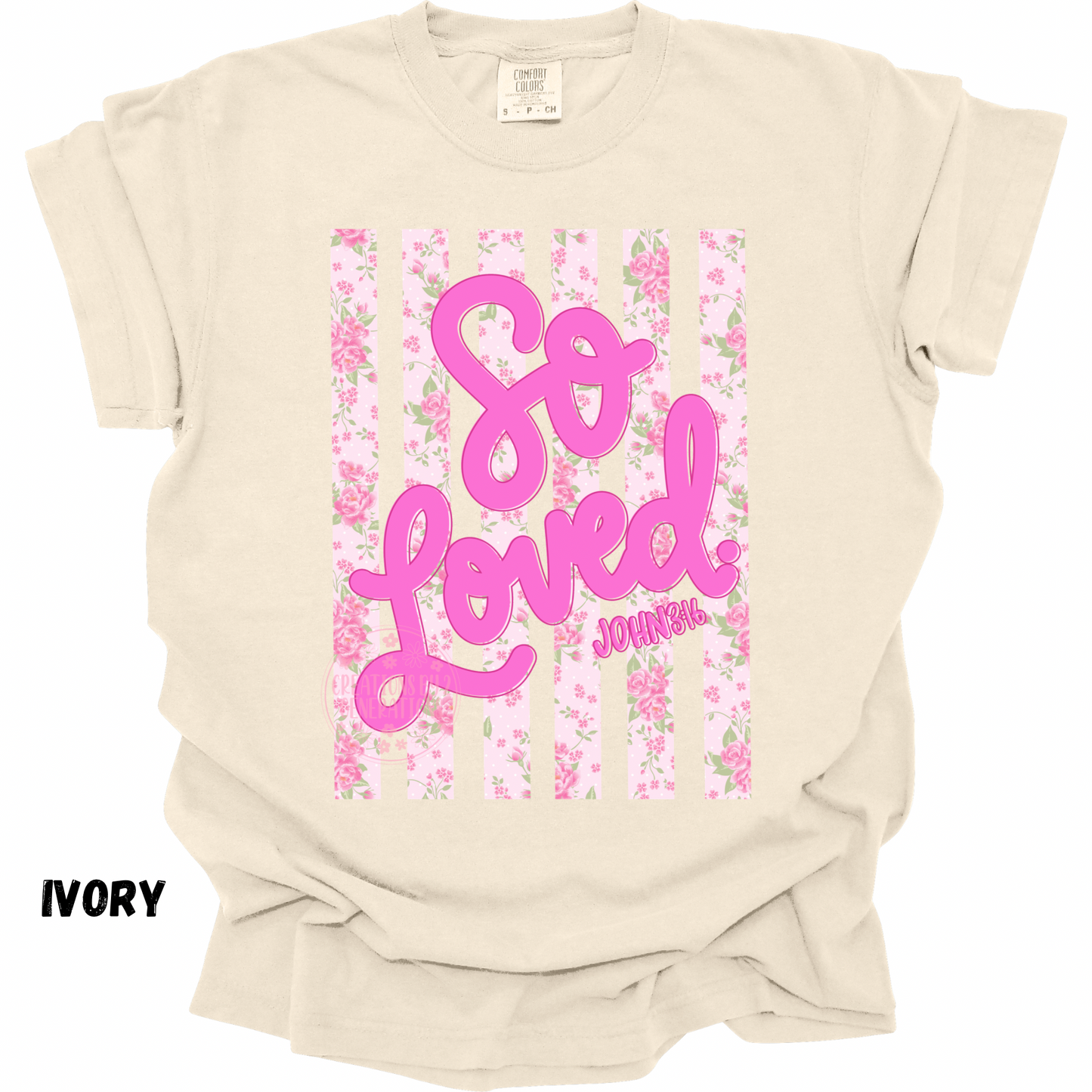 SO LOVED 3:16 PINK CURSIVE PREORDER