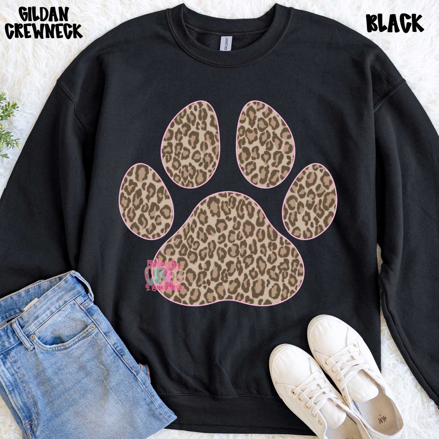 LEOPARD PAW SWEATSHIRT PREORDER