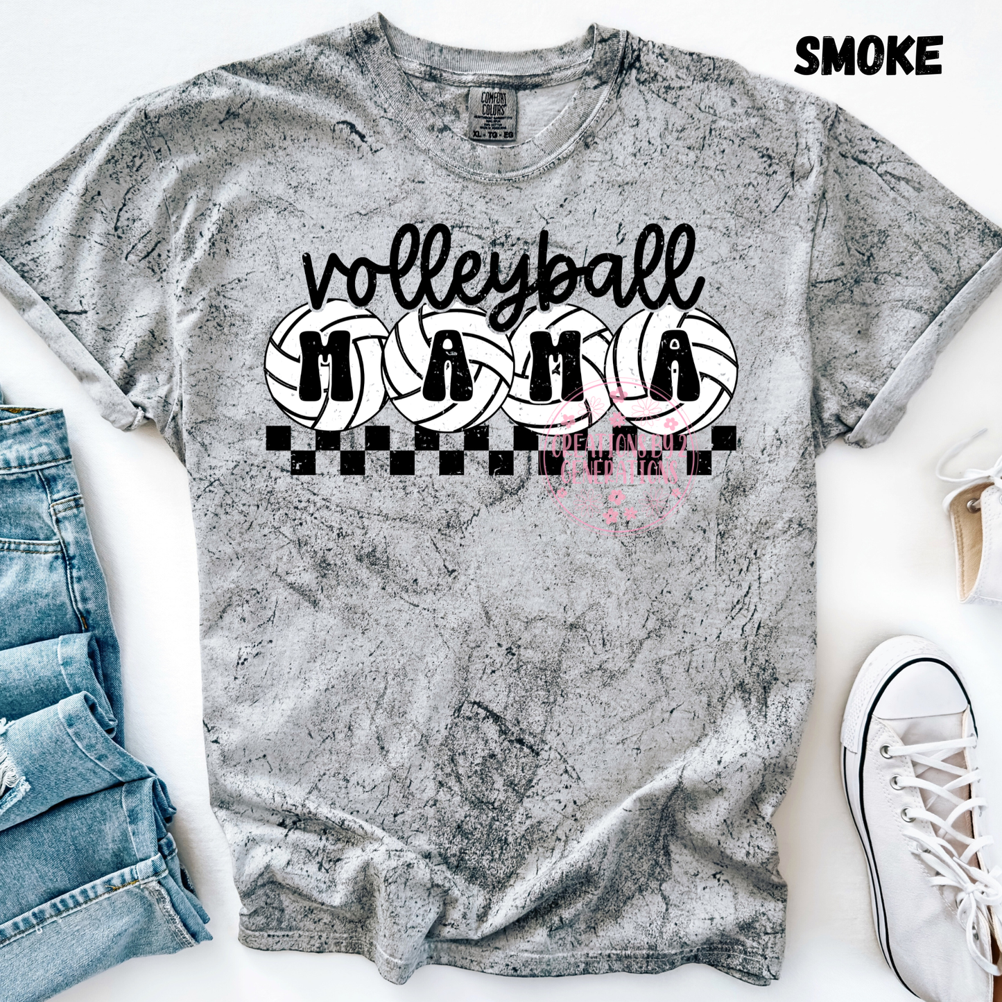 VOLLEYBALL MAMA DISTRESSED PREORDER