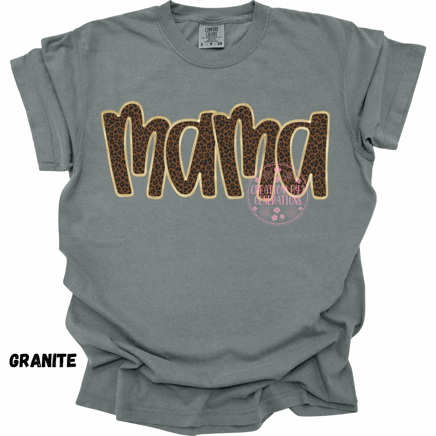 MAMA LEOPARD WITH GOLD STITCH PREORDER