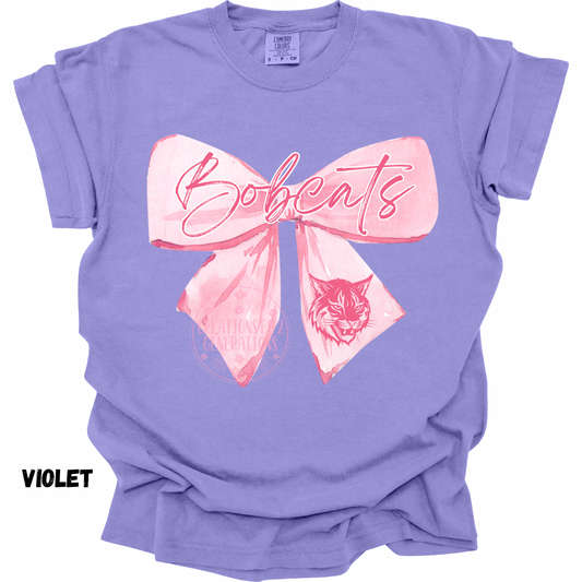 PINK BOBCAT BOW PREORDER