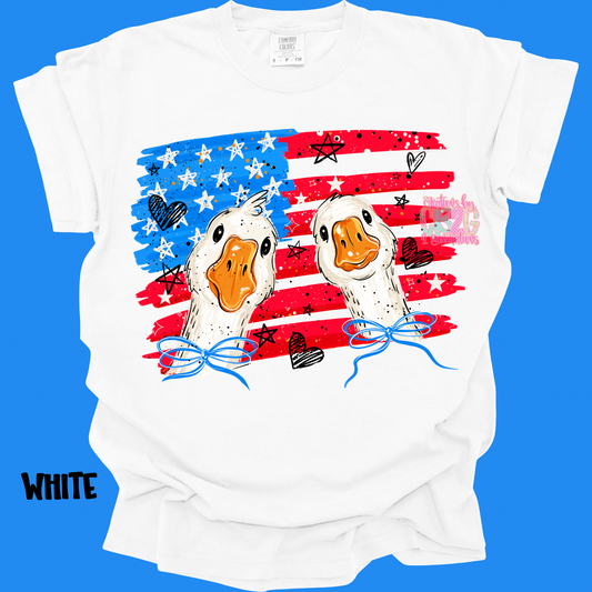 2 GEESE WITH FLAG PREORDER (YOUTH)