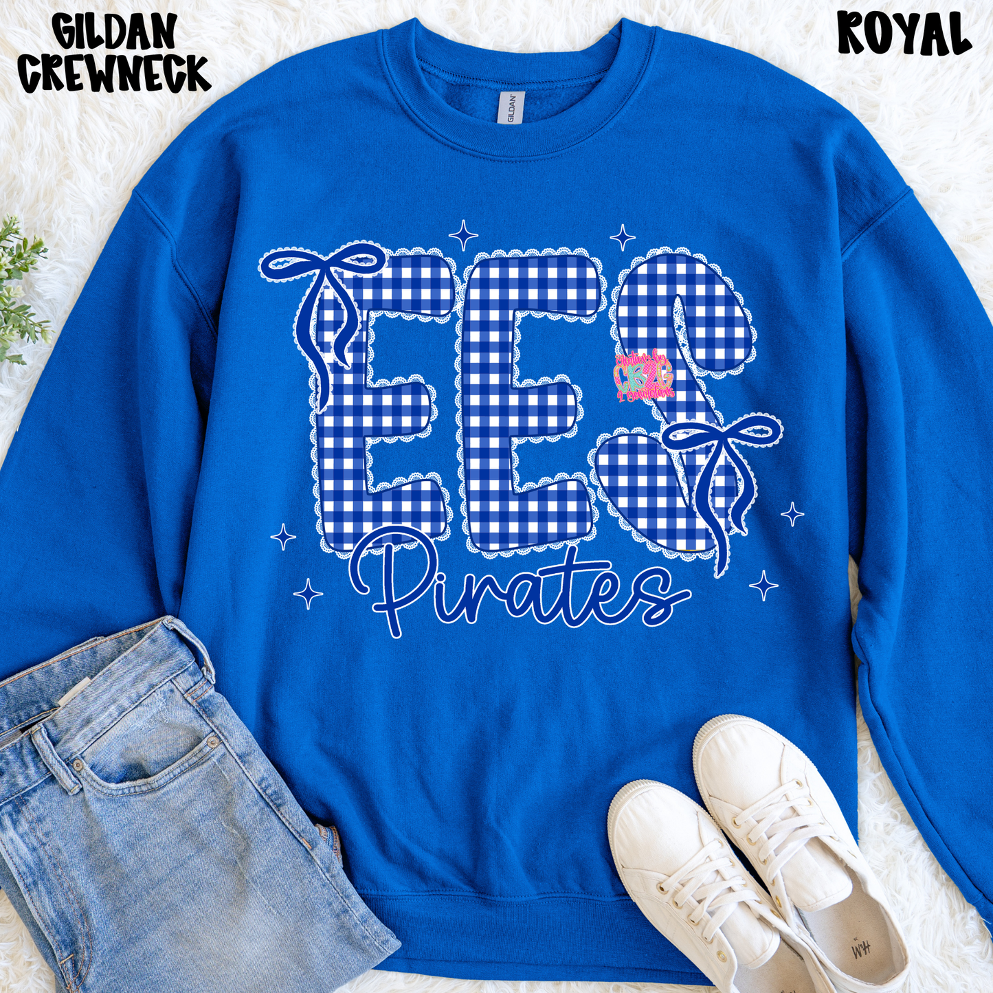 EES PIRATES BLUE/WHITE SWEATSHIRT PREORDER