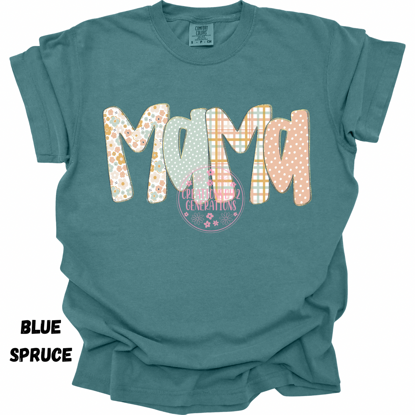 MAMA FLOWERS/DOTS,STRIPES