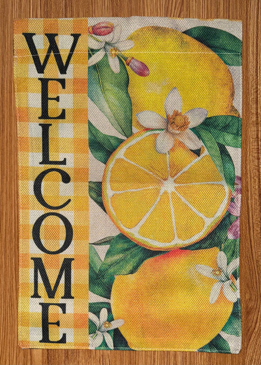WELCOME LEMON FLAG