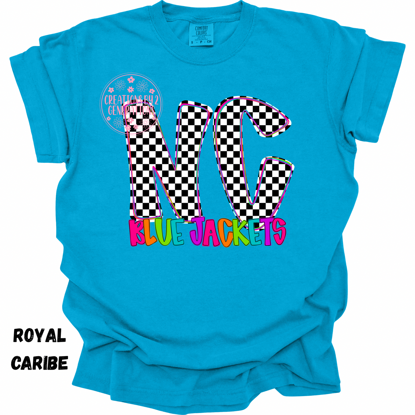 NC BLUE JACKETS COLORFUL & CHECKERED PREORDER
