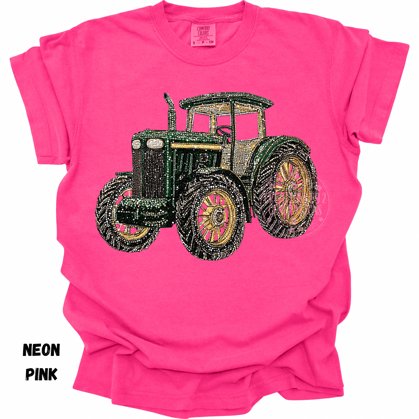 TRACTOR FAUX RHINESTONES